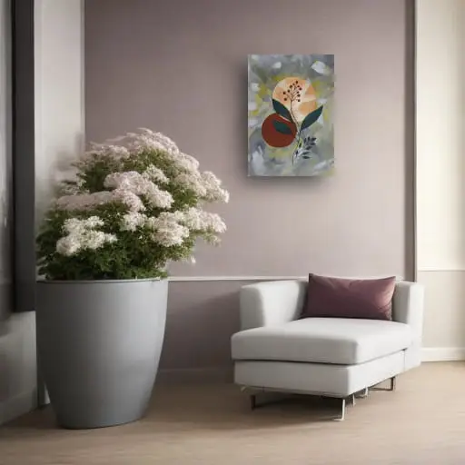 Obraz Abstrakcyjny "Boho" 50x70 cm, Ręcznie malowany, Na płótnie - obrazek 3