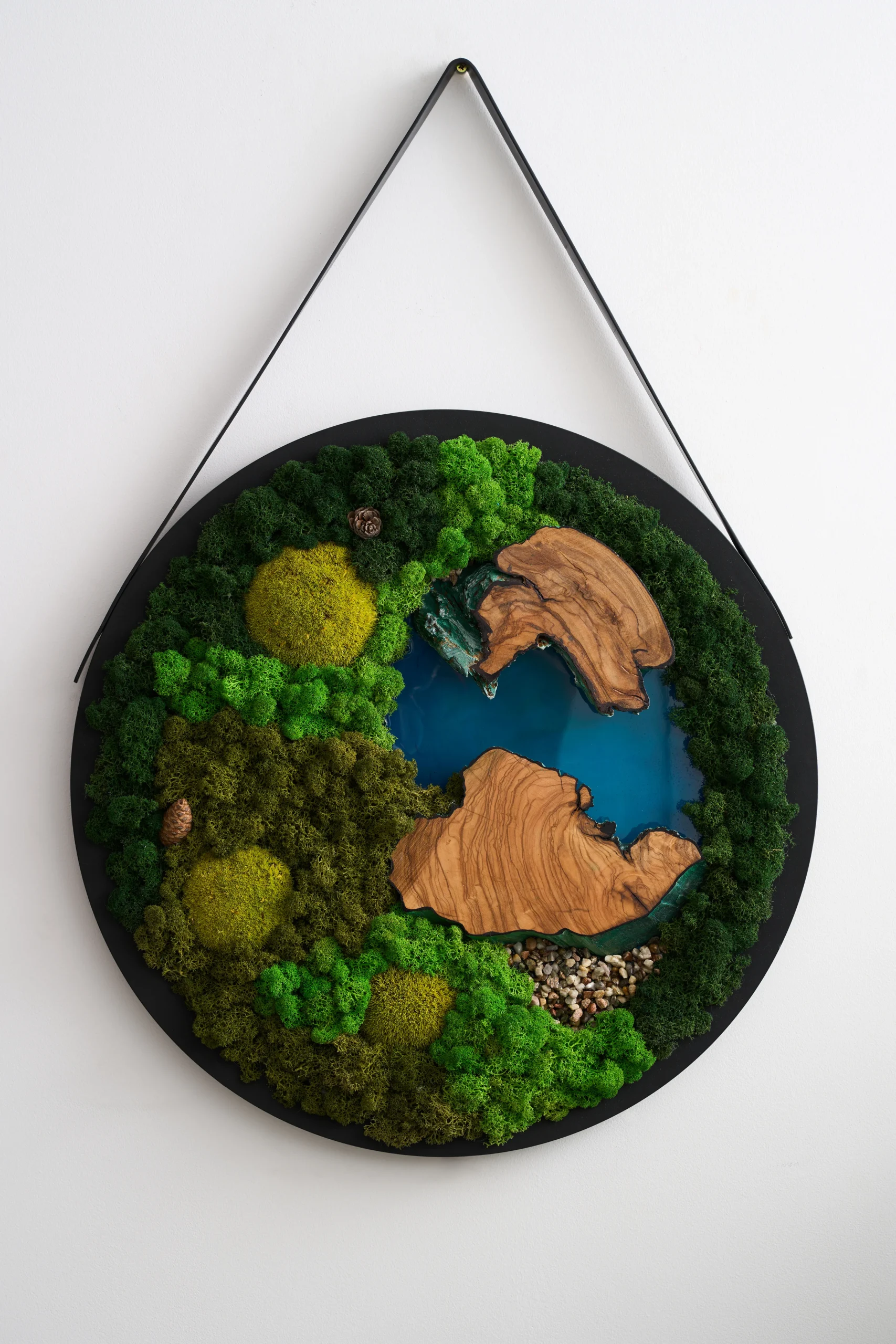 Obraz z Mchu Chrobotka i Żywicy Epoksydowej - obrazek 2