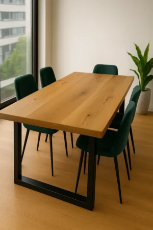 stół dębowy 160 na 90 cm