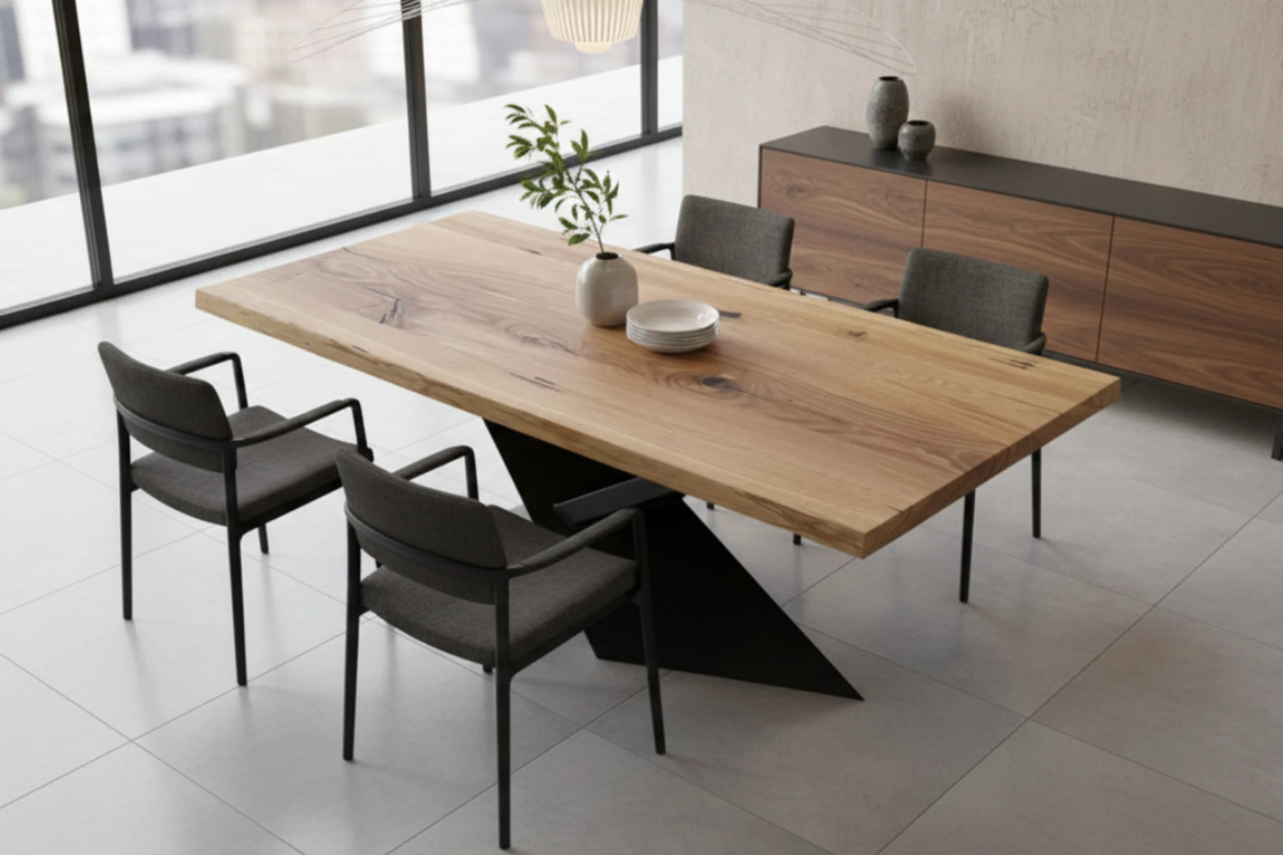 stół loftowy drewniany