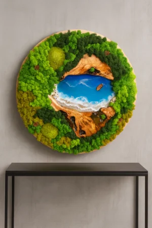 obraz-z-chrobotka-i-żywicy-epoksydowej